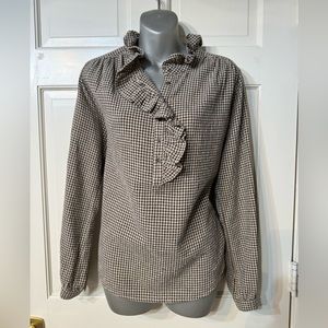 EUC CHECKED TOP BY XiRENA